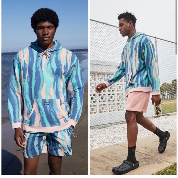 adidas Originals Other - adidas Originals S Men's R.Y.V. Hoodie Pullover‎ In Vapor Pink Multi #GN3336